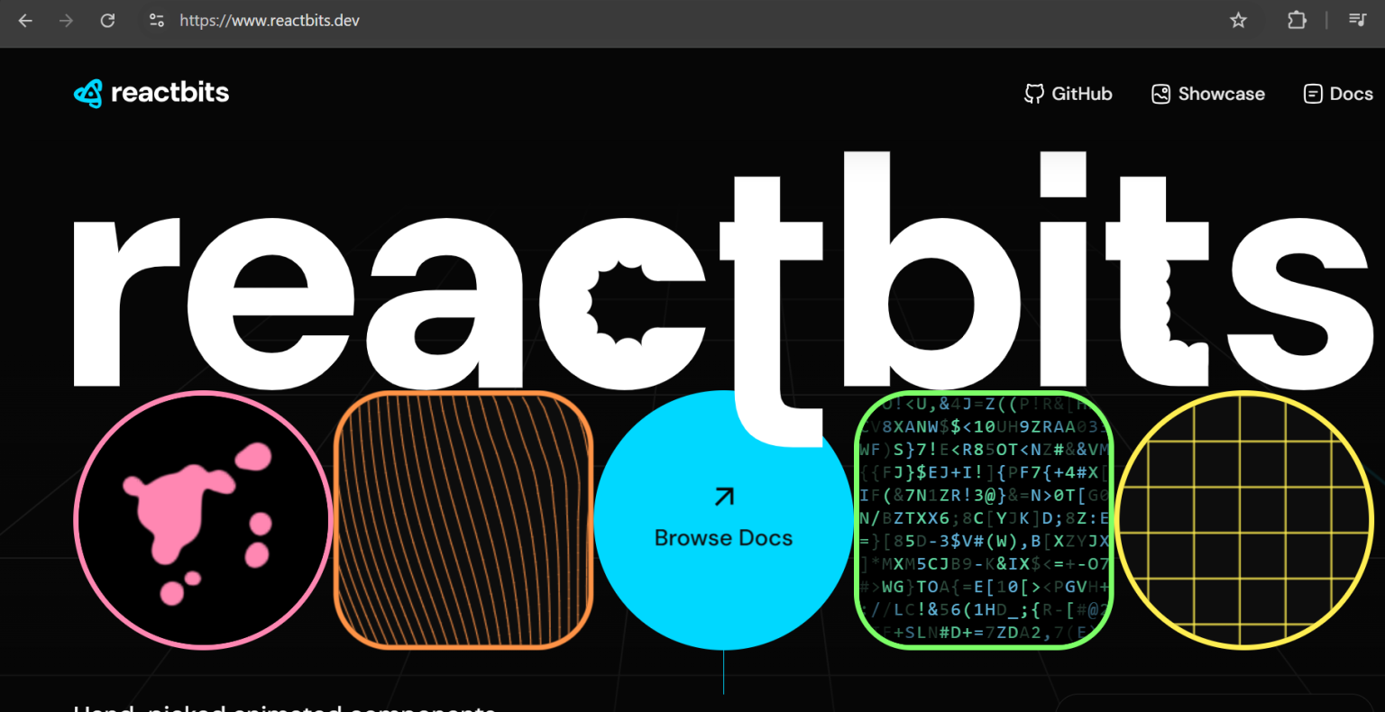 Discover Animated Components at ReactBits.dev - Netic Space
